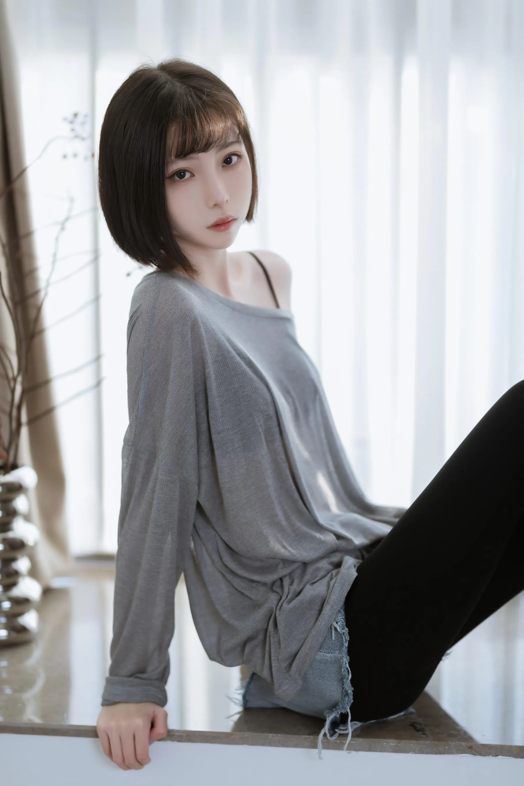 许岚LAN – NO.27 半透毛衣 [41P]插图6